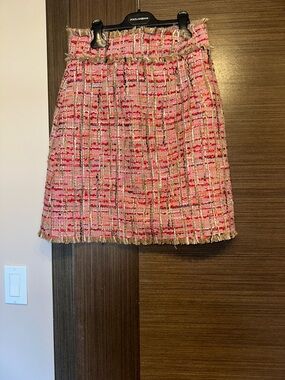 Doja and Gabbana  Pink Tweed A-Line Skirt size 40